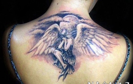 守护天使纹身图案大全