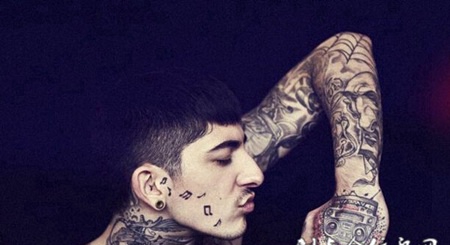 时尚超酷纹身帅哥高清图片