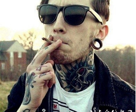 非主流帅哥个性纹身图片