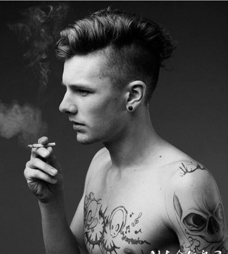 非主流帅哥手臂个性纹身图片