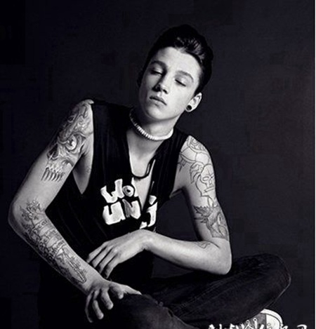 狂野型男手臂个性纹身图片