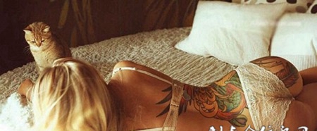 性感欧美内衣美女纹身图集