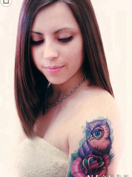 欧美气质美女手臂纹身图集