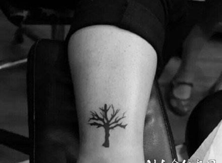 小树纹身图案个性图片