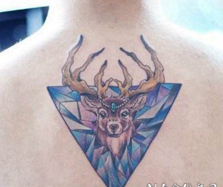 麋鹿纹身图案大全精选推荐