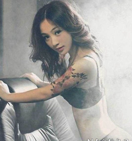 美女手臂纹身图案图片合辑