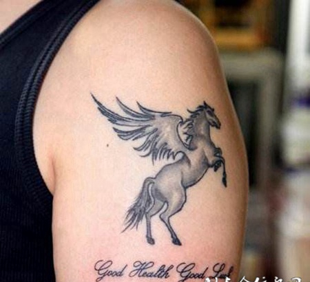 飞马纹身图案精选图片大全