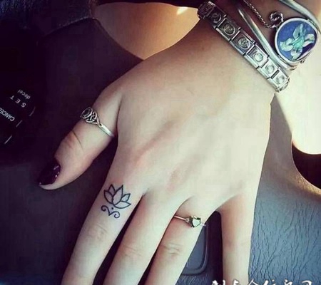 手指纹身小图案图片大全