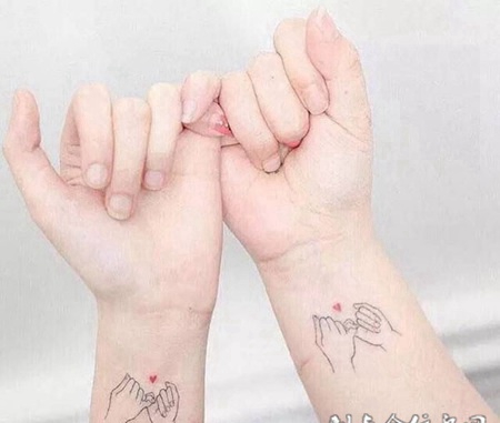情侣纹身图片小清新合辑