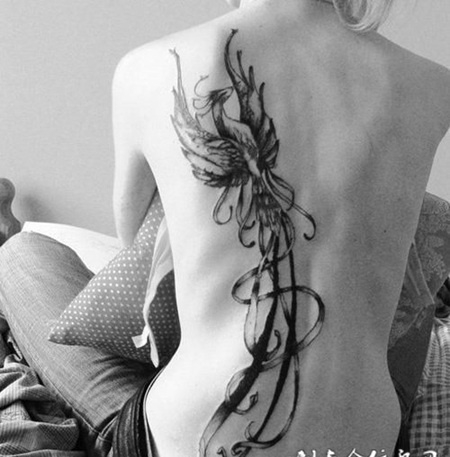纹身后背图片图案大全