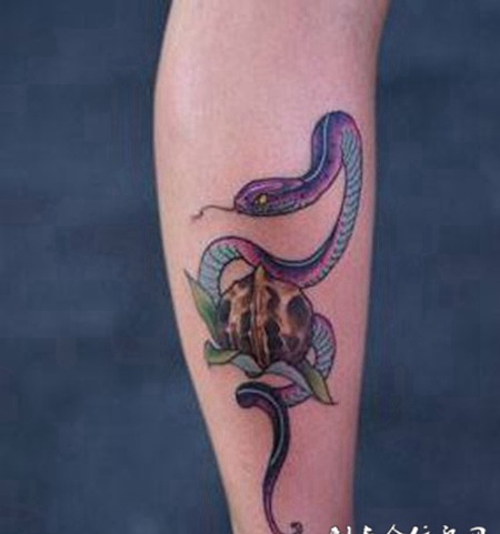 蛇纹身图片个性图案