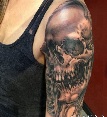 手臂个性纹身图案图片合辑