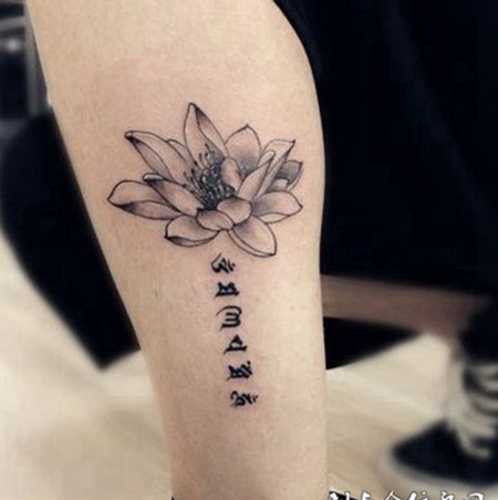 纹身图片男生小腿精选大全