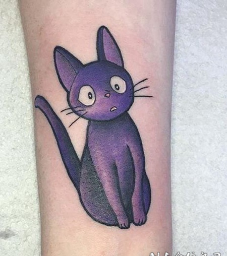 纹身猫图案大全个性图片