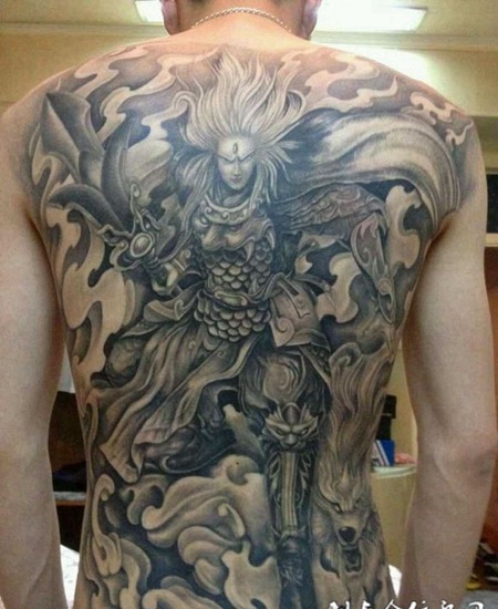 二郎神纹身个性图片合辑