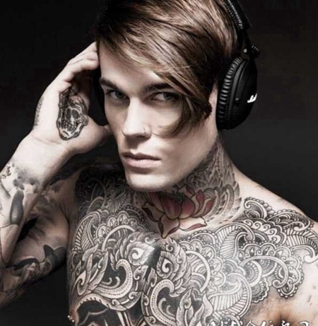 男生胸前纹身图案图片大全