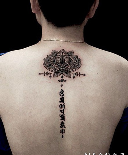 梵文纹身图案个性图片