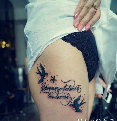 女字母纹身图案精选大全