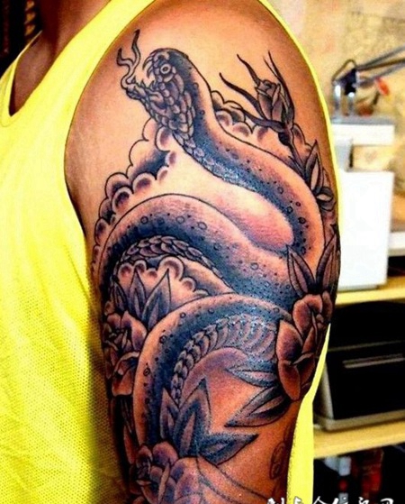 纹身蛇图案精选大全