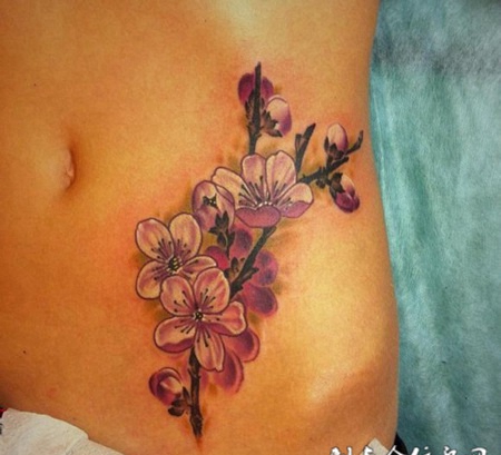 女人小肚子纹身图片合辑