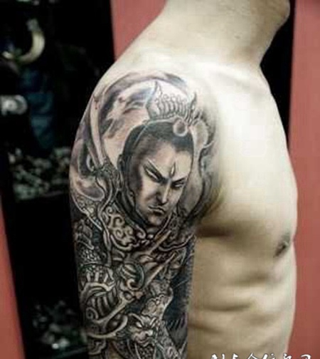 杨戬纹身图案大全推荐