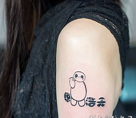 文字纹身图案女生图片