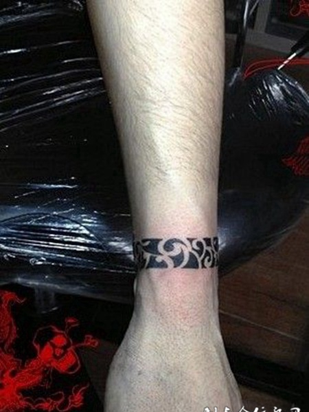 手腕纹身圆形图腾图案大全