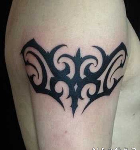 蝙蝠图腾纹身图片素材