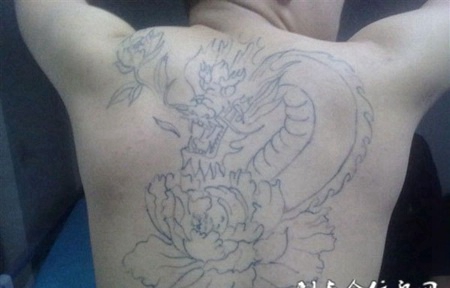 鸽子血纹身图片大全