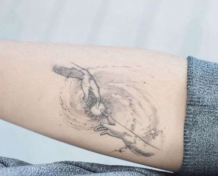 小清新小臂手纹身图案