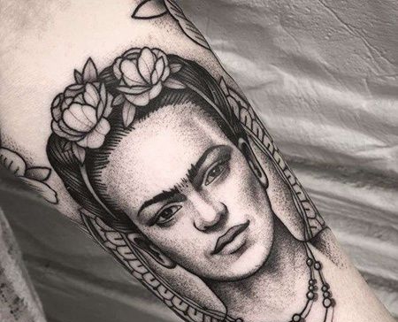 New School小臂男人纹身图案