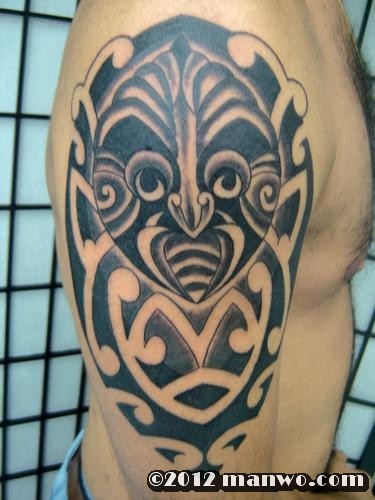 玛雅之魂 。巴西原始纹身图腾作品