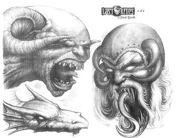 欧美鬼纹身图案