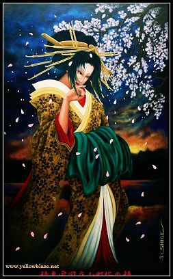 日本仕女纹身图案图片