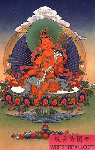 藏教密宗——印度母纹身图案图片