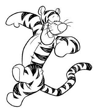 卡通纹身图案:卡通老虎飞天猪飞马纹身图案图片