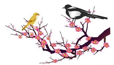 纹身520图库之家:一幅女性纹身梅花纹身图案图片(tattoo)