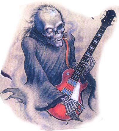 欧美超酷的精品骷髅纹身手稿(tattoo)