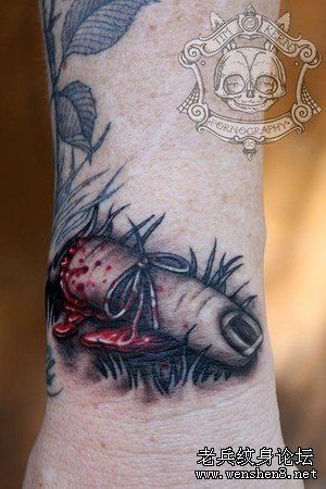 手部手指纹身图案