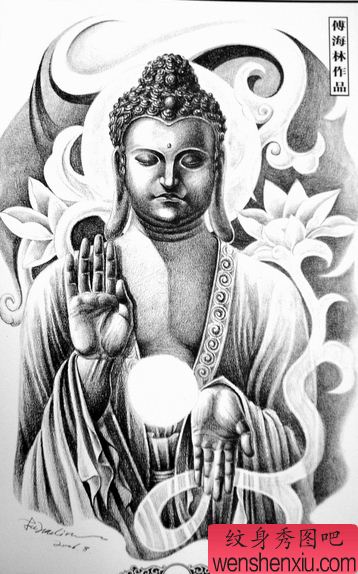佛观音纹身图案:佛观音纹身图案图片