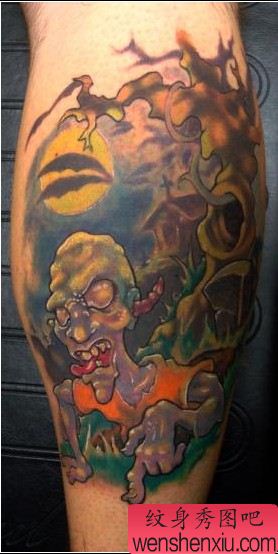 纹身培训学习欧美大臂纹身图案图片(tattoo)