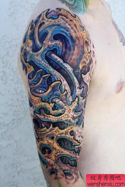 欧美大臂纹身图案