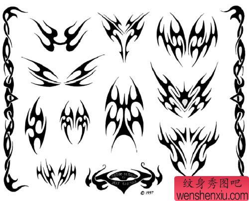 纹身图案:纹身图案之小图腾纹身图案(精选多图)