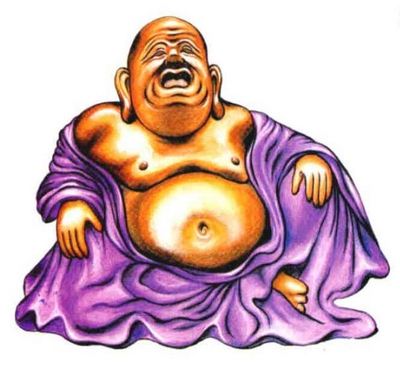 弥勒佛纹身图案