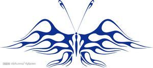 图腾蝴蝶纹身图案