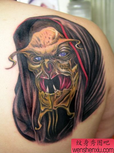 欧美恶魔纹身图案