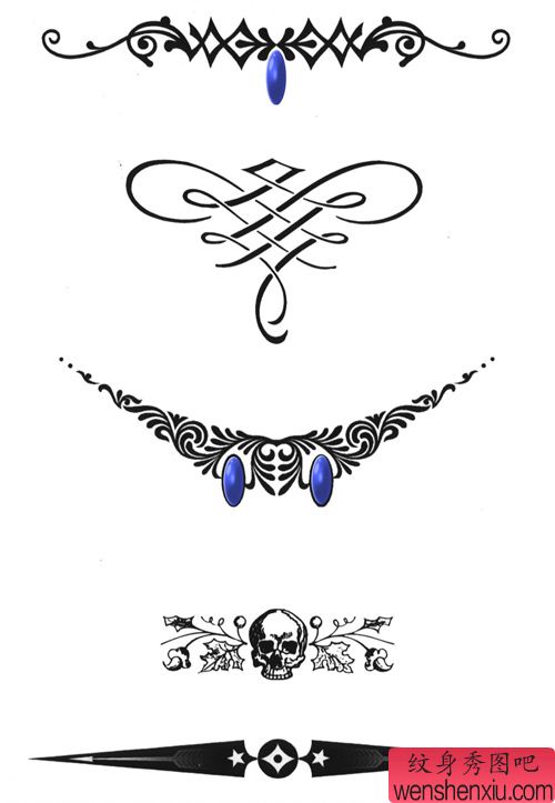 图腾臂环纹身图案