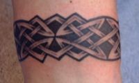 图腾臂环纹身图案
