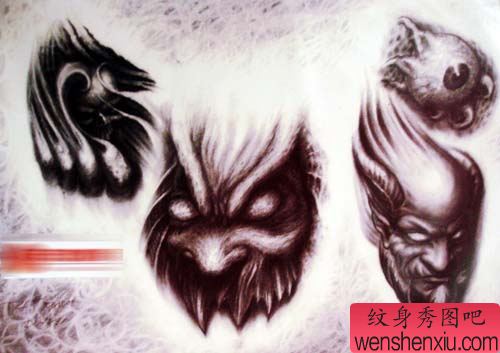 恶魔纹身图片