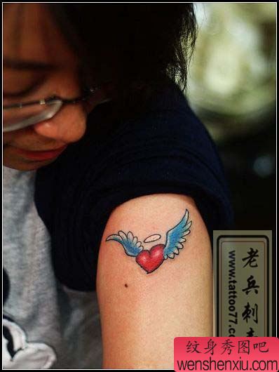 爱心翅膀纹身寓意(图文)